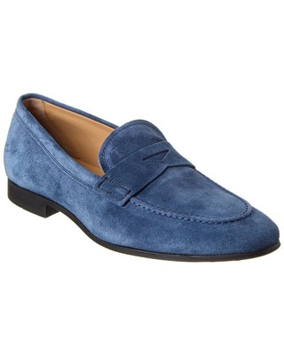 

Мужские замшевые мокасины Tod S, Синий, NA