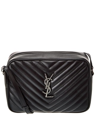 Кожаная сумка для фотоаппарата Saint Laurent Lou Matelasse (бывшая в употреблении) Женская