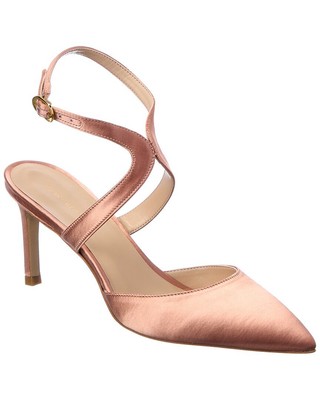 

Женские атласные туфли Stuart Weitzman Mariposa 75 с вырезом, Розовый, NA
