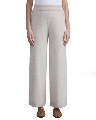 Женские широкие брюки из смеси шерсти и кашемира Lafayette 148 New York Pull On Wool & Cashmere