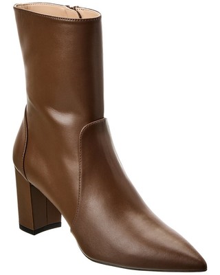 

Женские кожаные ботинки Stuart Weitzman Renegade Zip 75, Коричневый, NA
