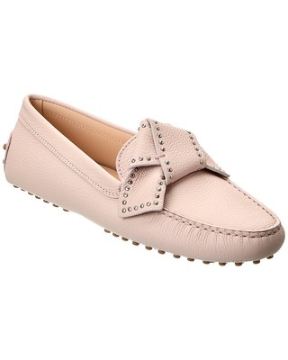 

Женские кожаные лоферы Tod S Gommino розовый, NA
