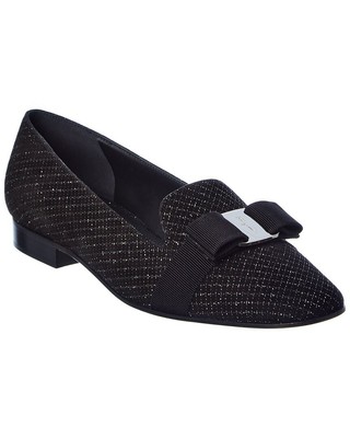 

Женские замшевые лоферы Ferragamo Laufer, Черный, NA