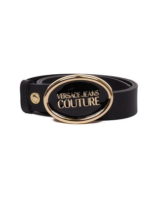 

Кожаный ремень Versace Jeans Couture женский, Черный