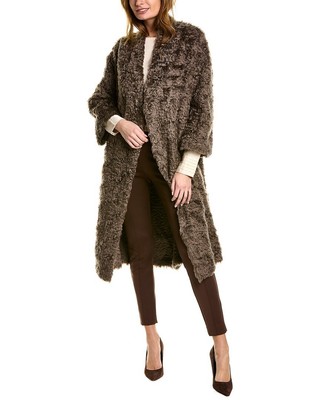 

Brunello Cucinelli Пальто из смесового мохера женское, NA