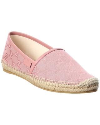 Женские эспадрильи Gucci Gg из холста и кожи