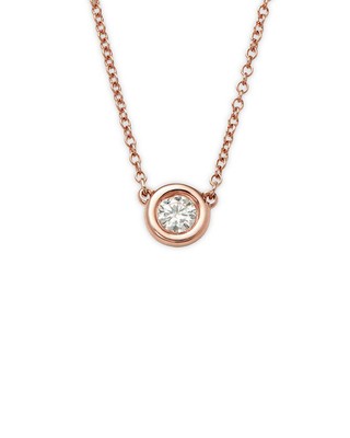 Женское колье Effy Fine Jewelry с бриллиантами и розовым золотом 14 Карат