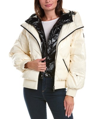 Пуховая лыжная куртка Bogner Xally женская белая 10