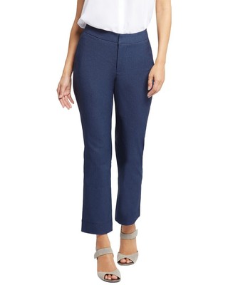 

Синие женские брюки до щиколотки Nydj Marilyn Dk Heather, Dkhtrdk blue heather, NA