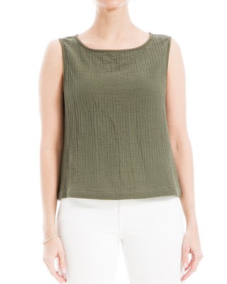 Max Studio из льняной ткани двойного плетения Shell Womens Xl
