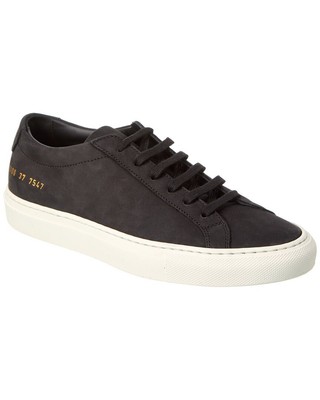 

Оригинальные женские замшевые кроссовки Common Projects Achilles, Черный, NA