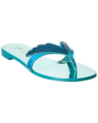

Женские кожаные сандалии Giuseppe Zanotti Rock, Синий, NA