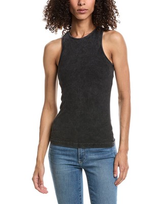 Майка John Elliott Mineral Wash Gemini Rib Racerback женская черная Xl