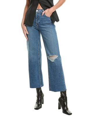 Женские джинсы с высокой посадкой и широкими штанинами Hudson Jeans Rosie Uptown