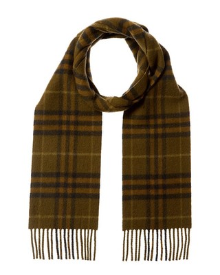 Клетчатый кашемировый шарф Burberry, женский коричневый