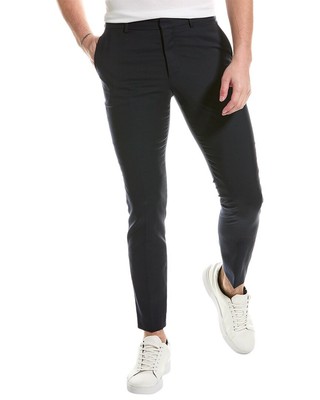 Шерстяные брюки Kooples мужские синие 46