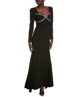 Женское макси-платье с хрустальным лифом Taylor Crystal