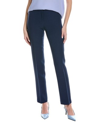 Женские брюки из смеси шерсти и шелка Lafayette 148 New York Barrow
