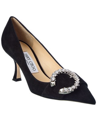 

Jimmy Choo Melva 70 Женские замшевые туфли черного цвета, Черный, NA