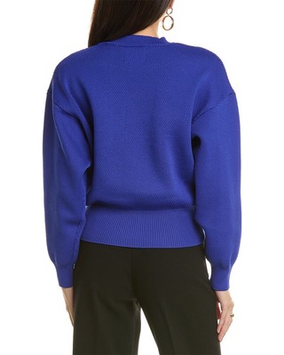 Pre-owned Isabel Marant Étoile Isabel Marant Etoile Ailys Wool-blend Sweater Women's In Blue