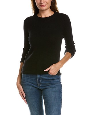 

Женский кашемировый свитер Incashmere с круглым вырезом, Черный