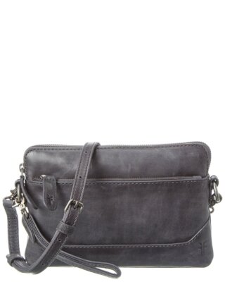 Женский браслет Frye Melissa из кожи через плечо серого цвета