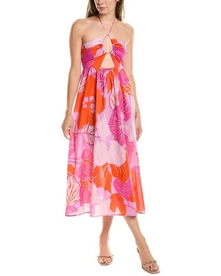 Женское миди-платье Ingrid цвета Электрик-Роуз