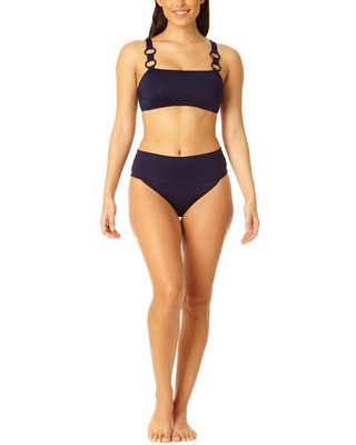 

Женский топ-бандо Anne Cole с кольцом и ремешком, Navy