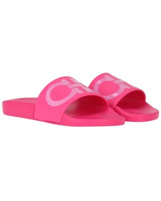 Tf Dnu Ferragamo Groovy Rubber Slide Womens