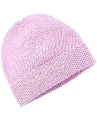 Кашемировая шапка Phenix Moss Stitch женская фиолетовая