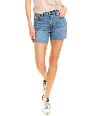 

Hudson Jeans Kass Zina Байкерские шорты женские с высокой посадкой, Синий, NA