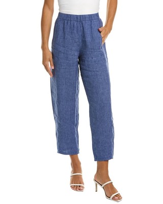 

Женские льняные брюки Eileen Fisher Delave Lantern, Blbry, NA