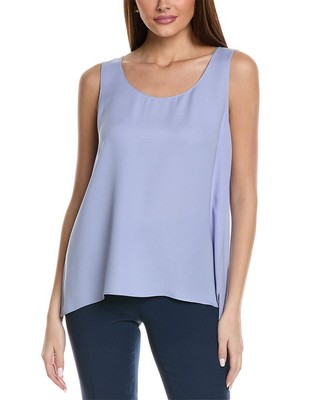 Lafayette 148 New York Finnley Silk Top Womens  M