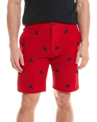 Короткие мужские шорты Castaway Ackformance красного цвета 35