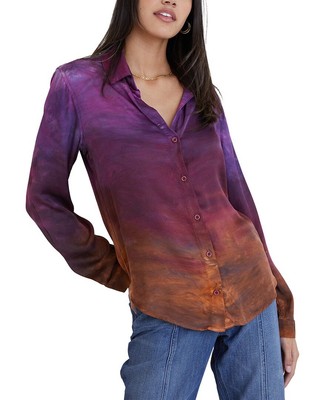 

Рубашка на пуговицах женская Bella Dahl, Bhdbrandy horizon dye