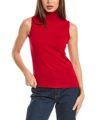 Кашемировый свитер без рукавов с высоким воротом Forte Cashmere Женский Xs