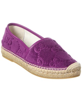 Женские эспадрильи Gucci Interlocking G Terry