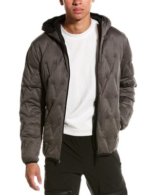 Armani Exchange Quilted Down Jacket Mens Grey Xs