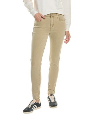 Женские обтягивающие джинсы Oat New York Almond бежевого цвета 25