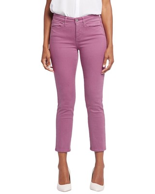 Женские укороченные джинсы Nydj Sheri Mauve Haze на щиколотке