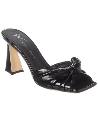 Кожаные сандалии Giuseppe Zanotti Gabriella 85 женские черные 39,5