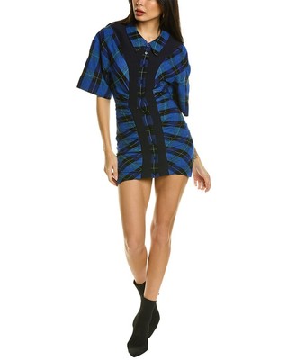 

Мини-платье из смесовой шерсти Stella Mccartney Mabel женское, Синий