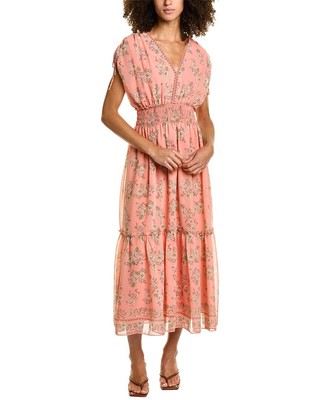 

Платье Max Studio со сборками, женское, красное, Красный