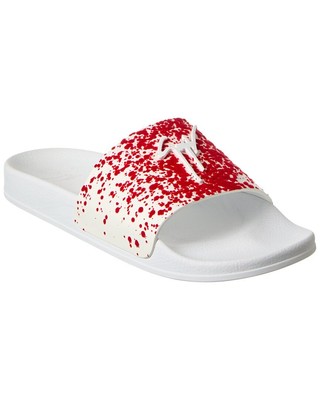 

Мужские кожаные шлепанцы Giuseppe Zanotti Newburel, Белый, NA