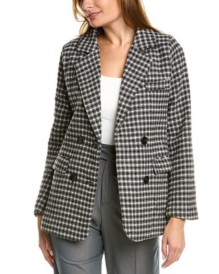 

Женское пальто в клетку Avantlook, черное, Черный, NA