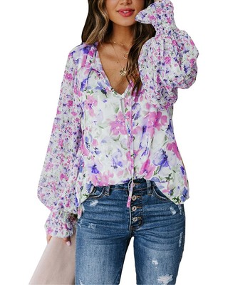 

Блузка Orso Levi женская, Red rose - flowers print