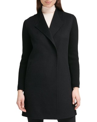 Женское полушерстяное пальто Kenneth Cole Double Face из смеси шерсти M