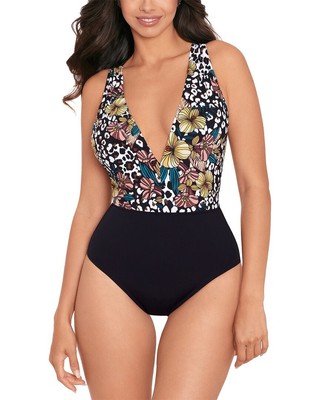 

Цельный женский комбинезон Skinny Dippers Desert Rose Lady Godiva, Blk