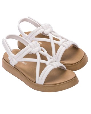 

Melissa Shoes Женские сандалии Pptessent, Beige/white, NA