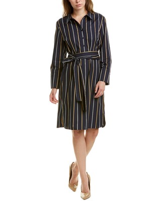 

Платье-рубашка Lafayette 148 New York Fabiola женское, Ink multi